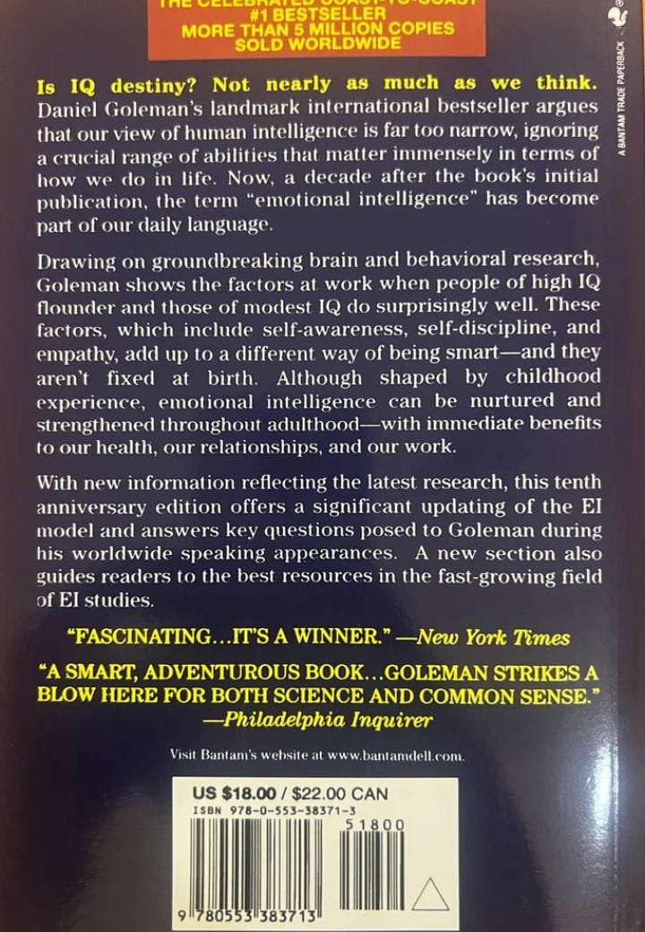 Emotional Intelligence-back Emotional Intelligence-back