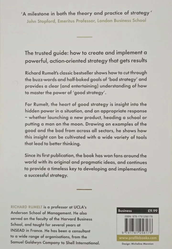 Good Strategy Bad Strategy-b