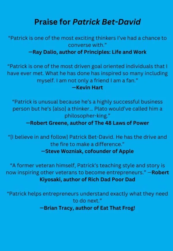 Praise for Patrick Bet-David