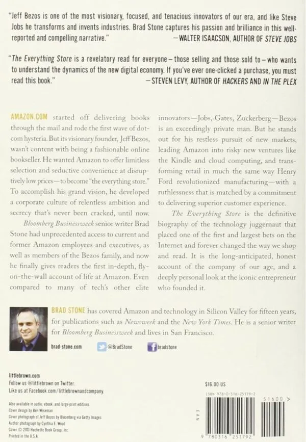 The Everything Store: Jeff Bezos and the Age of Amazon